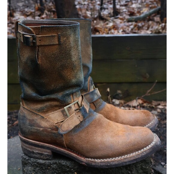 Wesco x Ship John | Derroll Boss Engineer Boot - 10.5D rough out suede Mr Lou